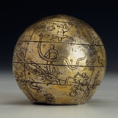 Celestial sphere, c. 200 BCE. 

Paris, Private collection Kugel. © Paris, Private collection Kugel